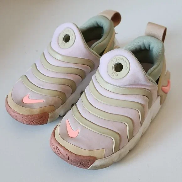 NIKE | Dynamo Go Pink Foam Sesame DH3438-600 girls Sz 12 - Picture 2 of 5